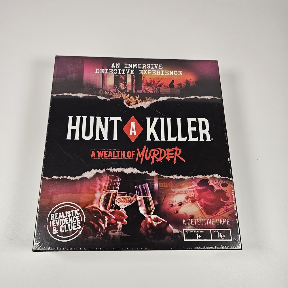 Hunt A Killer A Wealth of Murder Mystery Detective Game 2024 NEW Sealed